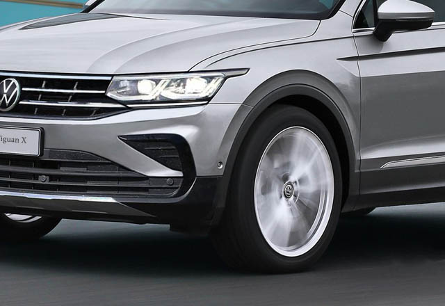 Изображения серийного Volkswagen Tiguan X, показали как выглядит кросс-купе